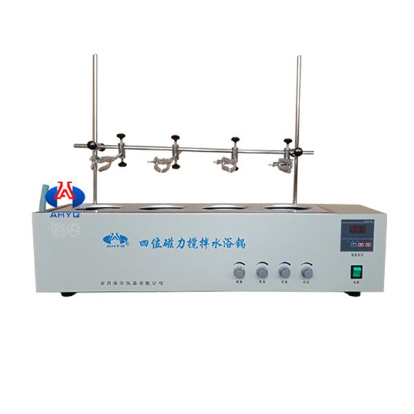 HJ-A4-D单列四位磁力搅拌数显恒温水浴锅